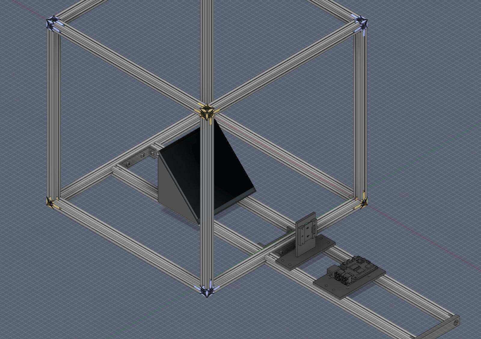 Aperture imaging chain CAD render